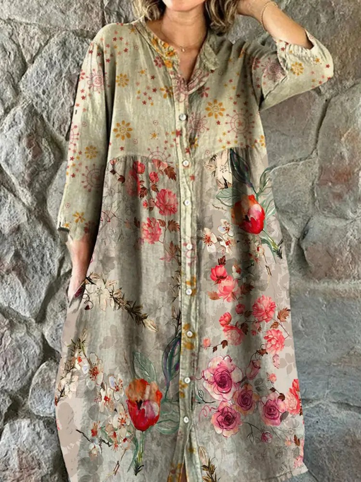 Katriel | Floral Boho Dress