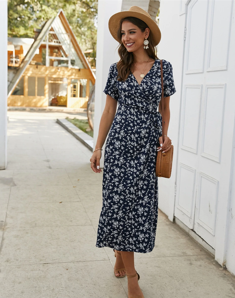 Tansy | Flowing Floral Dress