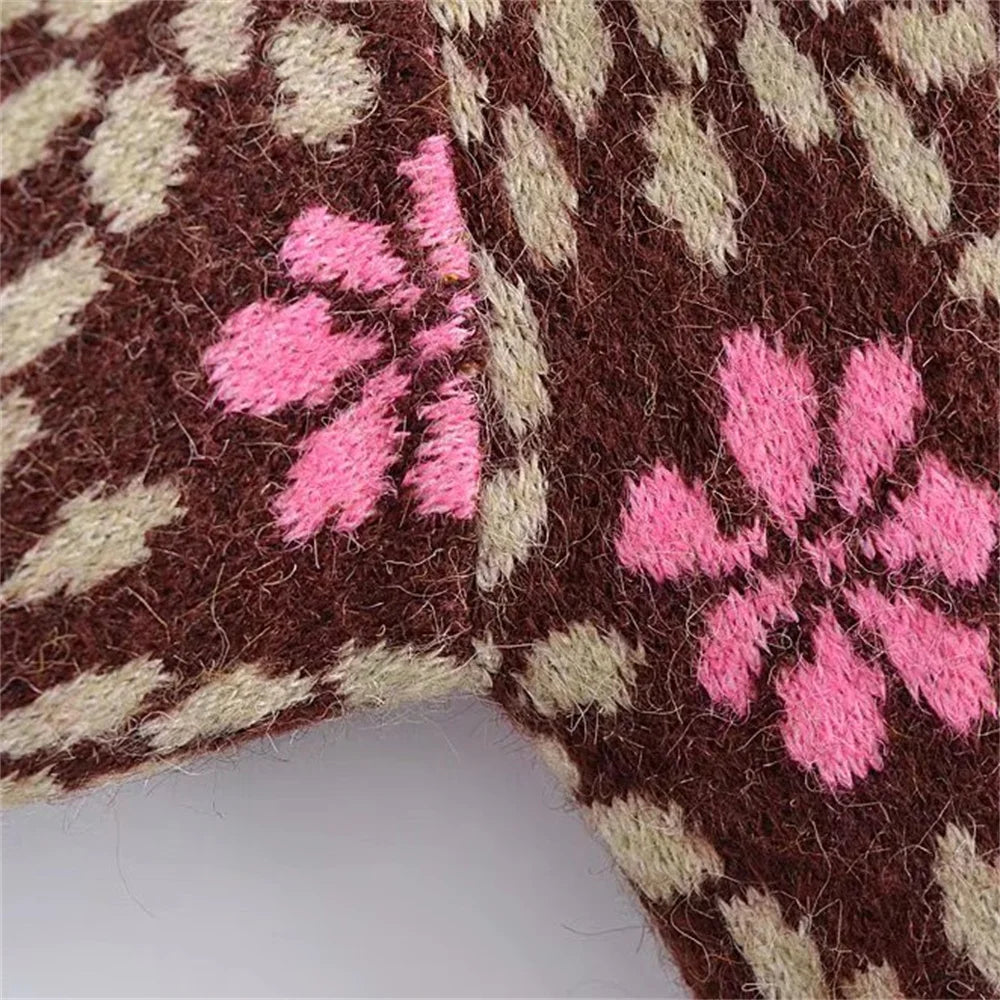Sia | Cozy Floral Cardigan