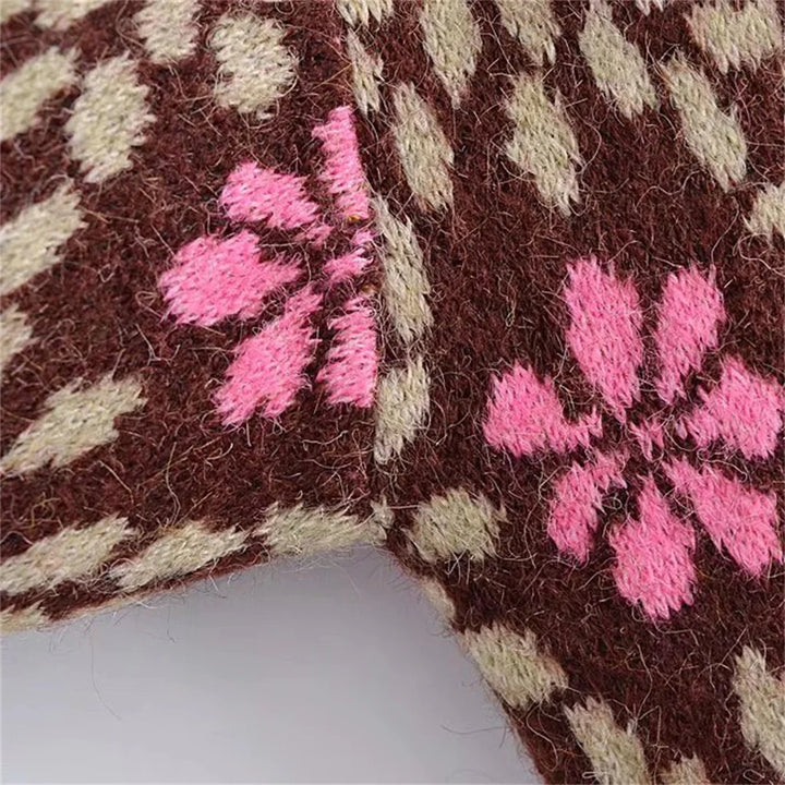 Sia | Cozy Floral Cardigan