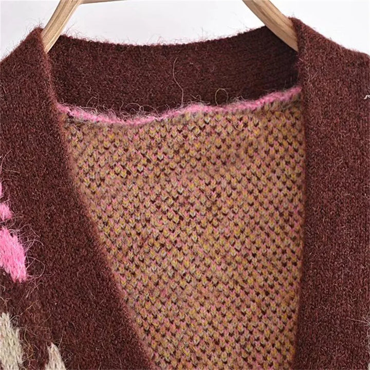 Sia | Cozy Floral Cardigan