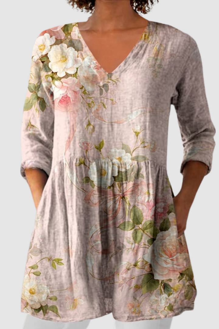Charlotte | Elegant Floral Top