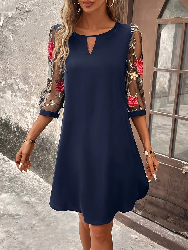 Sage | Graceful Floral Dress