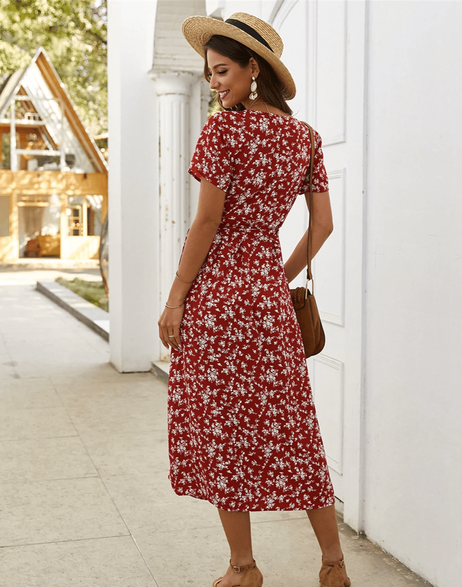 Tansy | Flowing Floral Dress