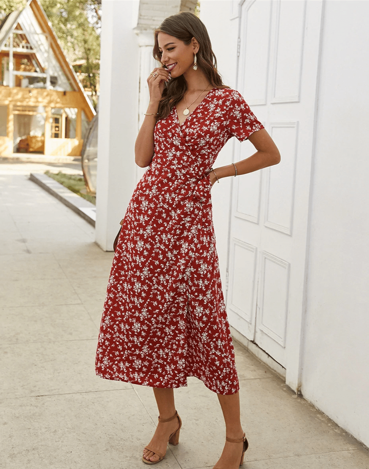 Tansy | Flowing Floral Dress