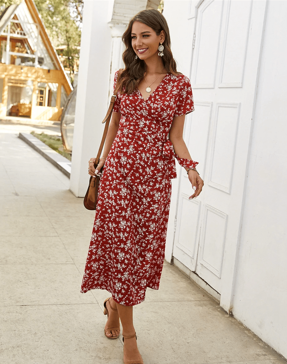 Tansy | Flowing Floral Dress